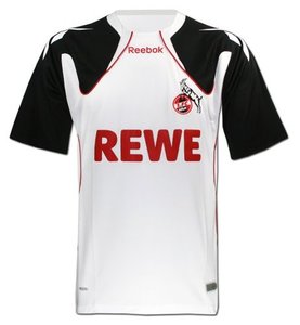 [일시특가]FC 쾰른 10-11 어웨이 저지 반팔/리복/포돌스키 팀/독일매장판/유럽직수입/당일발송/Reebok 2010-11 FC Koln Reebok Away Football Shirt